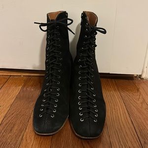 By Far Becca boots Size 39 black suede